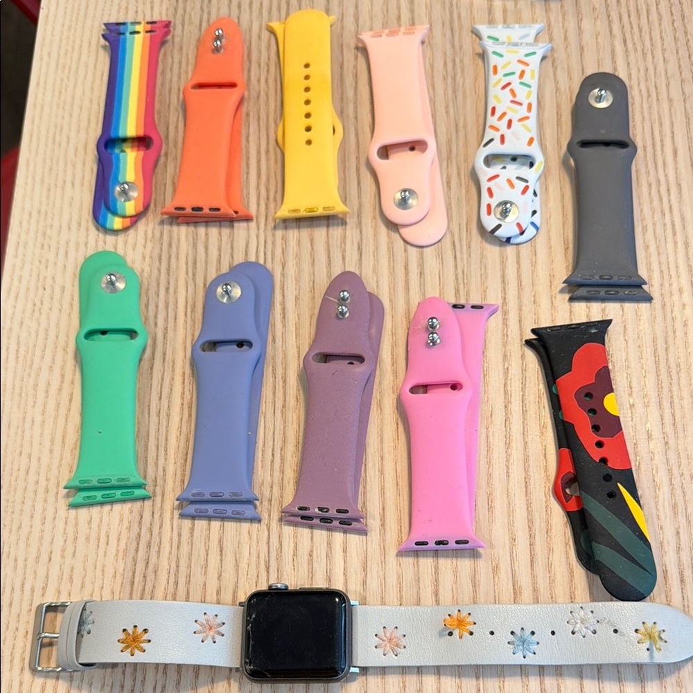 Colorful Apple Watch Bands Set